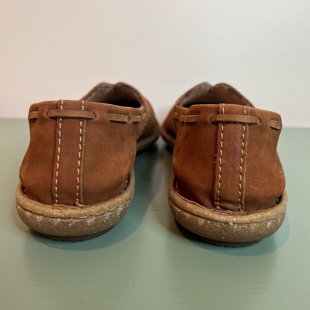 Born Naya Loafers Womens Size 9 Brown Suede Slip On Casual Comfort Shoes - Picture 5 of 8